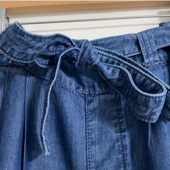 Soho Jeans Chambray Blue Pull-on Pants Women Size S - Picture 5 of 8